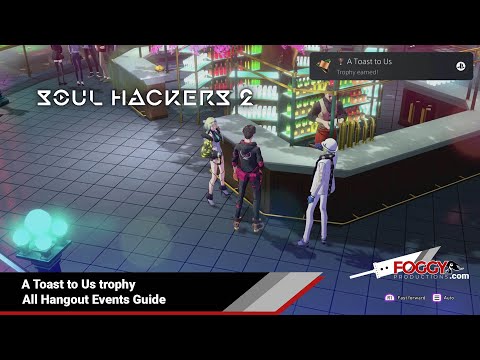 Soul Hackers 2 - All Hangout Events (Bonding Guide - A Toast to Us Trophy)  