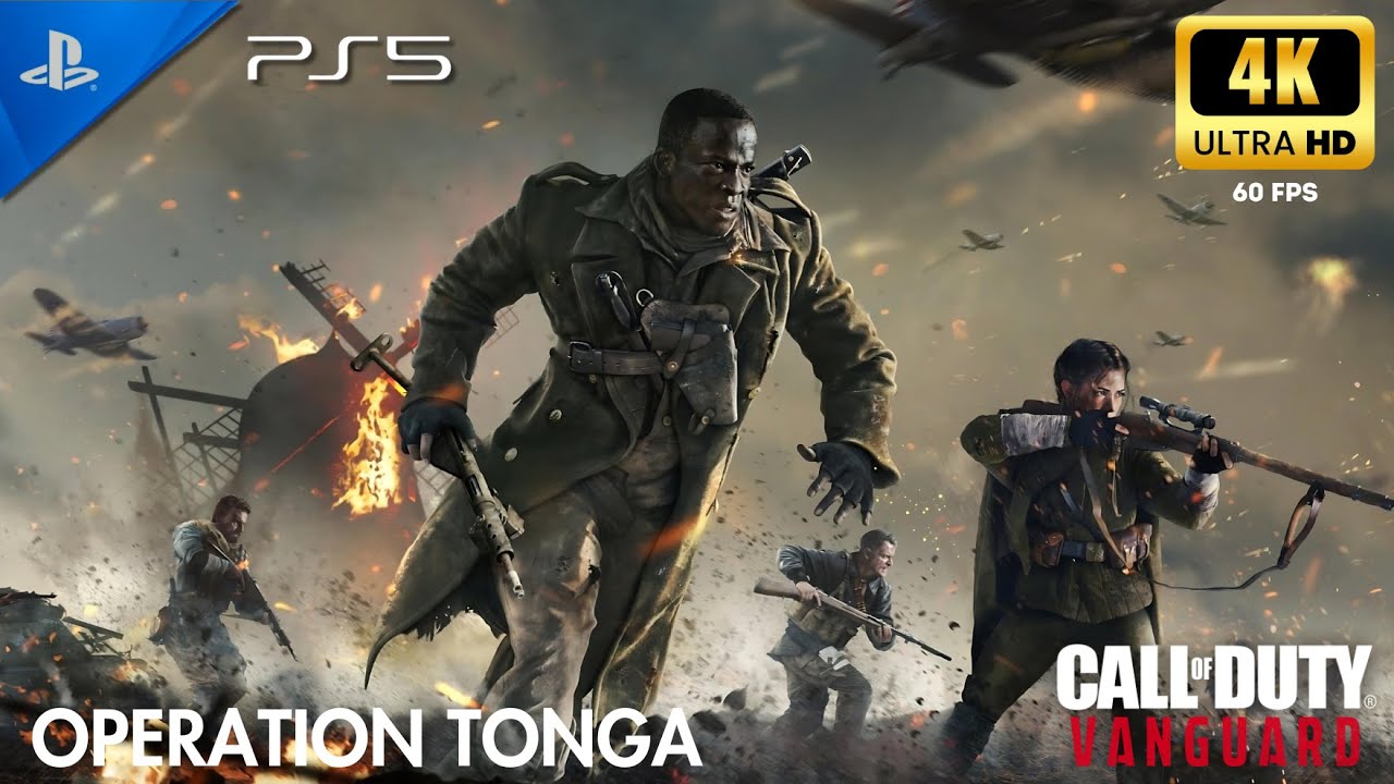 Call of Duty Vanguard Operation Tonga FULL Gameplay in 4K UHD 60FPS | D-Day Paratrooper Mission
