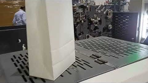 Paper bag Machine -185 pcs/min I Paper Bag Business | Automatic High-Speed Machine | Made in India..