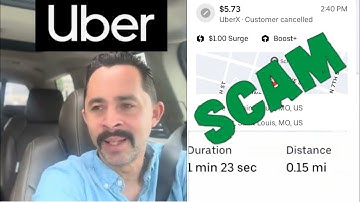 Uber Rider CANCELS Ride Scam:  Exposing the Oldest Uber Scam Around