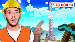 Reté a mis SUBS a hacer el EDIFICIO más ALTO de MINECRAFT