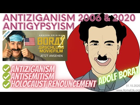 "Borat 2" Also spreading hatred towards gypsies (Romani people) [Captions  in 107 languages ]