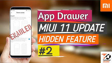 MIUI 11 | App Drawer is Enable in Any Xiaomi Devices | Hidden Tricks | #2 | Update