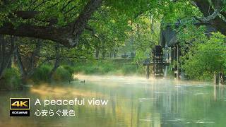 4K映像 + 自然環境音 / 心が安らぐ景色 安曇野 水車小屋のある風景 / プチ総集編
