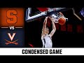 Syracuse vs. Virginia Condensed Game | 2025-26 ACC Men's Basketball