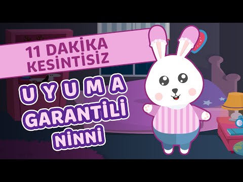 Bebek ve Çocuklar İçin 11 Dakika Kesintisiz Uyuma Şarkısı | Ninni | Tatlış Tavşan Uyuyor