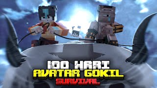100 Hari di Minecraft jadi Avatar Gokil ( ft @Suanglu )