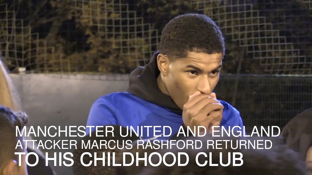 Marcus Rashford Returns To His Childhood Club
