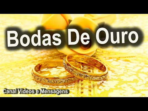 Vídeo: Aniversário De Casamento 50 Anos - Casamento De Ouro