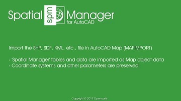 Transfer geodata between AutoCAD and AutoCAD Map - Spatial Manager Blog