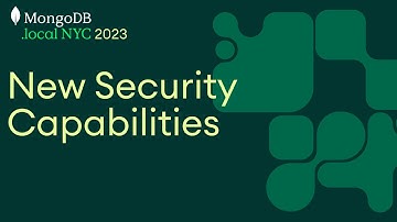 New Security Capabilities To Better Protect & Manage Access to Your Data