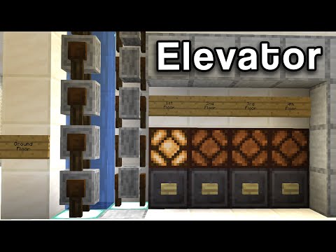 Minecraft Multi-Floor Water Elevator