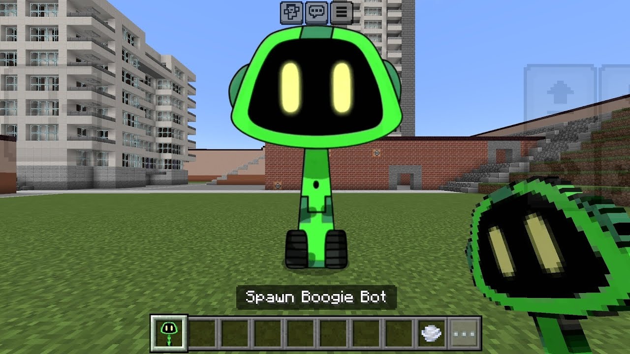 Sprunki OC Boogie Bot [from Poppy Playtime] added in Minecraft PE