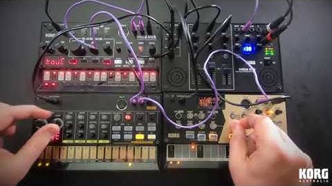 KORG VOLCA: Percussion Kit Demo