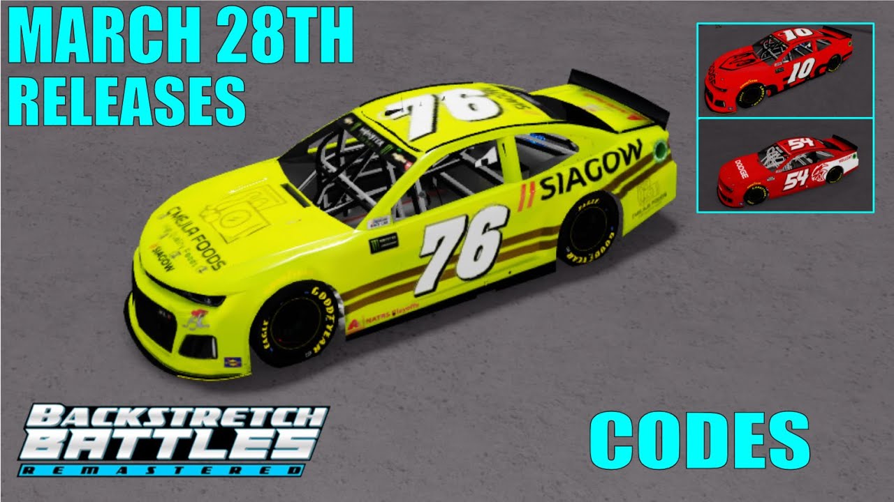 All Backstretch Battles Codes March 28th, 2021! (Roblox Backstretch Battles) YouTube