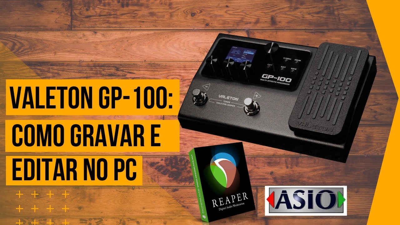 VALETON GP 100 - COMO INSTALAR O DRIVER ASIO E GRAVAR NO COMPUTADOR ...