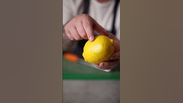 How to Zest a Lemon the RIGHT way 🍋