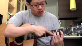 Video thumbnail of "Louis Leo - Lesson 01 - Because I'm Stupid - Solo Guitar"