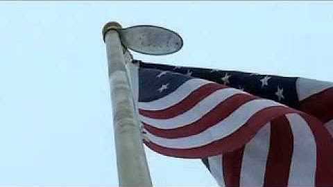 FlagDesk.com | Flag Runners: Shower-Head Flagpole Lighting Part 1 - Muncie Indiana