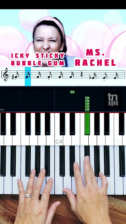 How to play Icky Sticky Bubble Gum Ms. Rachel #shorts