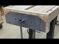 Muriatic acid treatment of vise front