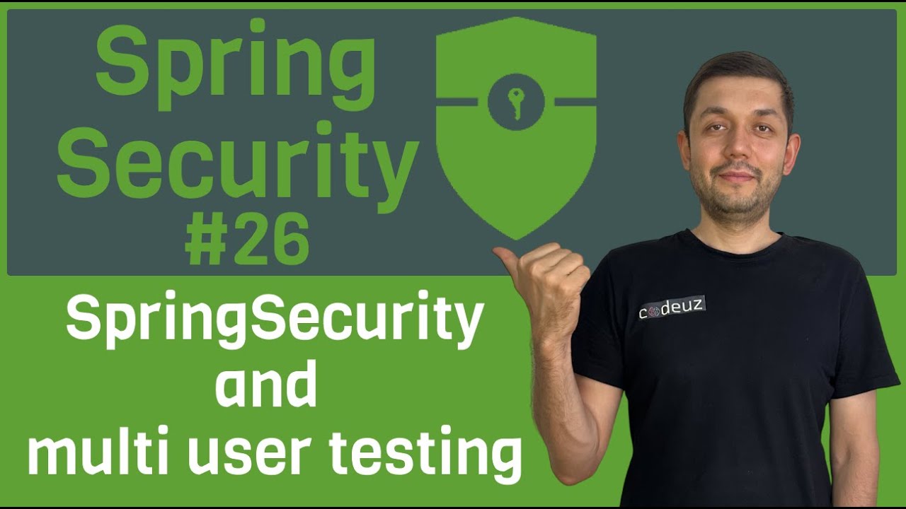 Spring Security darslari.26 - SpringSecurity and multi user testing ...