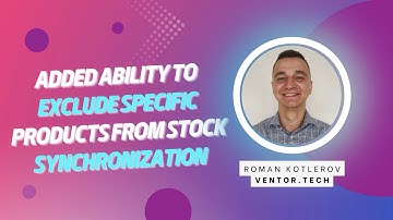 Odoo E-commerce Connectors - Added ability to exclude specific products from Stock Synchronization