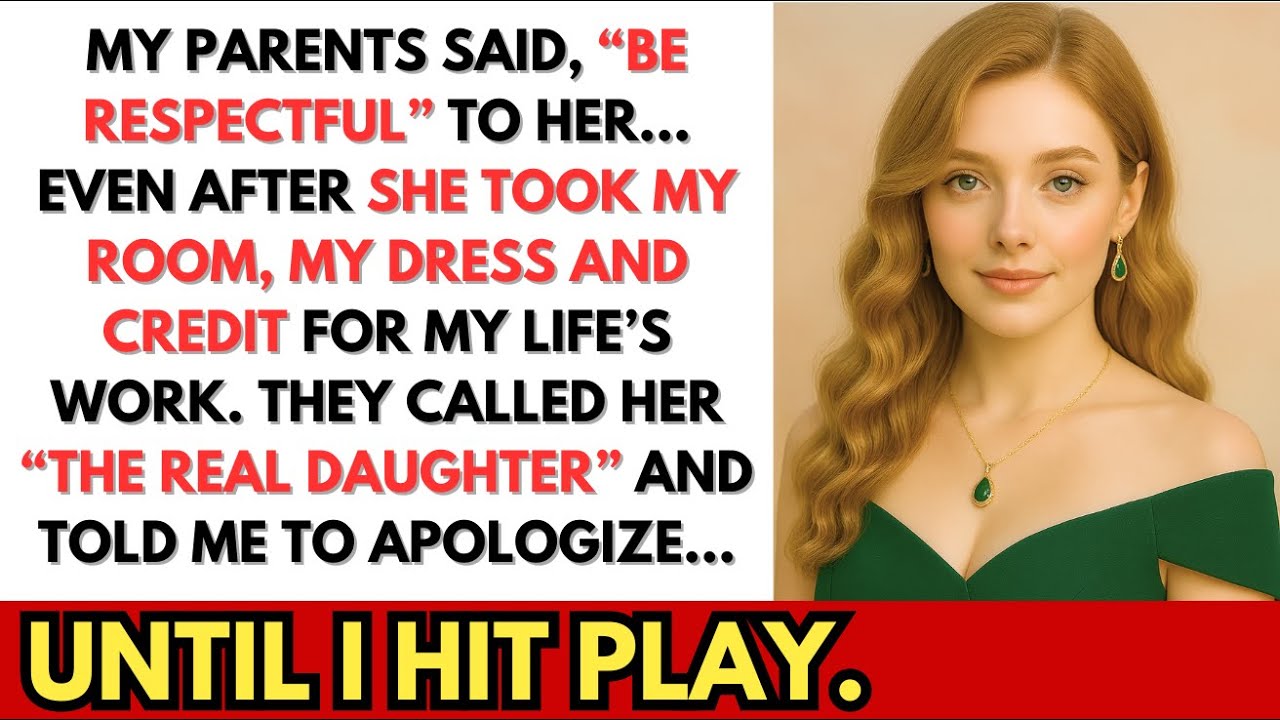 My Parents Said I Had to Be ‘Respectful’ to My Mom’s Friend’s Daughter, Even When SHE TOOK MY PLACE