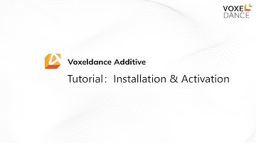 Voxeldance Additive Tutorial: Installation and Activation