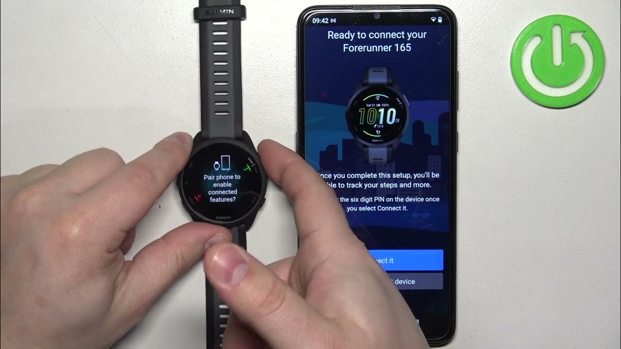how-to-pair-garmin-forerunner-165-with-android-phone-youtube