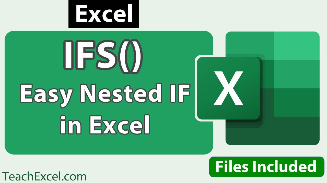 nested if  Update 2022  Hàm IFS () Excel - Các câu lệnh IF lồng nhau dễ dàng trong Excel