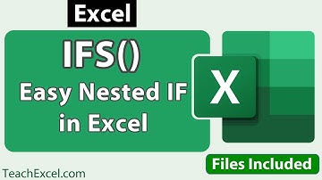 IFS() Function Excel - Easy Nested IF Statements in Excel