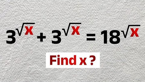 TRICKY Radical Exponential Equation | Can You Find x? | Most Students Can