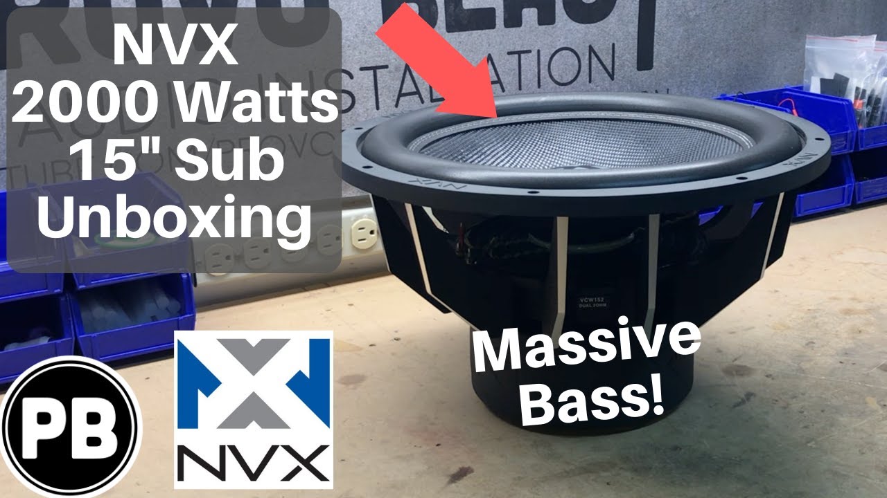 nvx 15 subwoofer