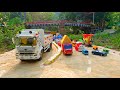 Wow !!! Mobil Truk Rc Tronton Panjang Bongkar Penuh Mobil Mobilan Truk Molen, Tank Baja, Truk Mixer