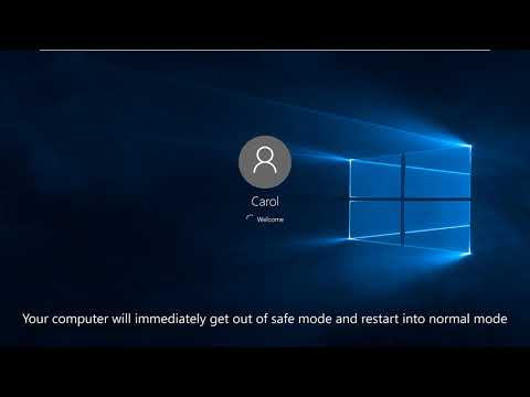 How to Fix Windows 10 Stuck in Safe Mode Login Screen No Password - YouTube