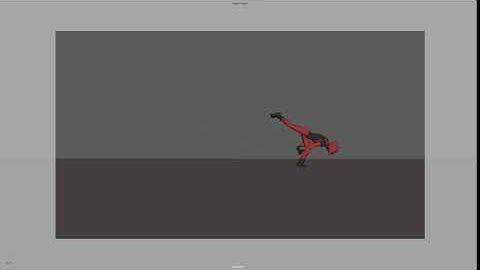 WIP // Deadpool front flip animation