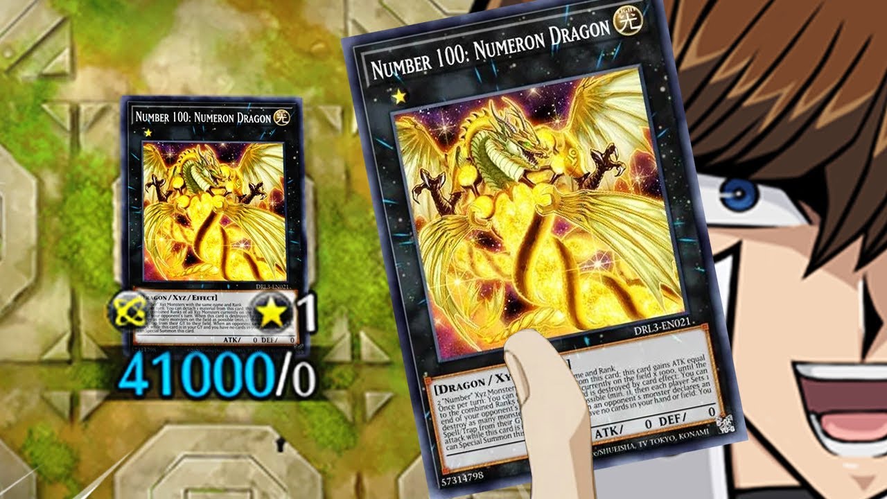 КОГДА КАЙБА ИЗДЕВАЕТСЯ НАД СВОИМ ПРОТИВНИКОМ С ПОМОЩЬЮ ДРАКОНА НУМЕРОНА С АТАКОЙ 41 000 В YUGIOH ...