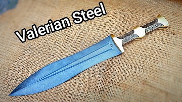 Valerian steel from car chain | Making a knife of the ancient Romans PUGIO