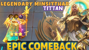 Minsitthar Epic Comeback | Magic Chess GoGo Strategy 🔥#mlbb #magicchessgogo