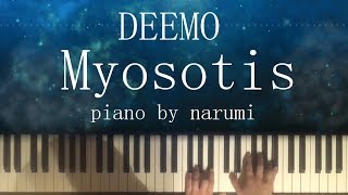 DEEMO - Myosotis / Relaxing piano cover arrangement by narumi ピアノカバー