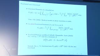 Constant nonlocal mean curvatures surfaces and related problems – Mouhamed Fall – ICM2018