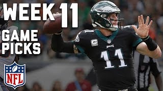 Week 11 NFL Game Picks in Under 3 Minutes⏱🏈  | NFL Highlights