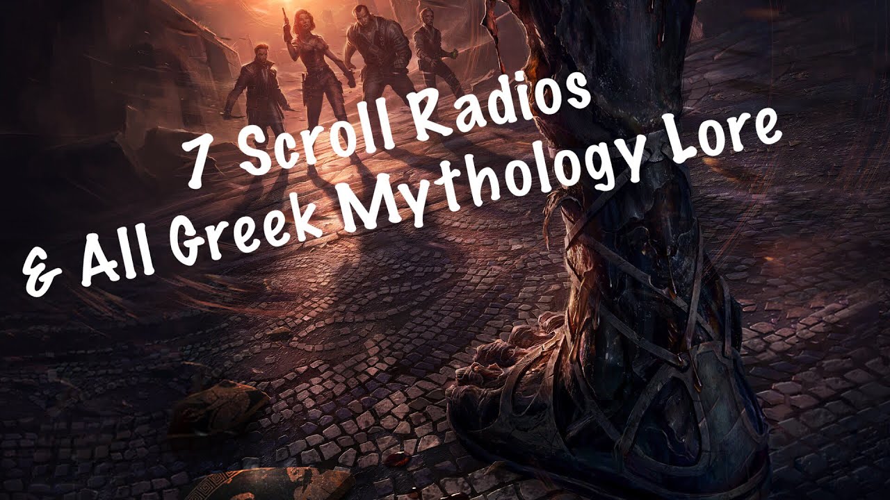 Ancient Evil 7 Scroll Radios & All Greek Mythology Lore (B04 Zombies