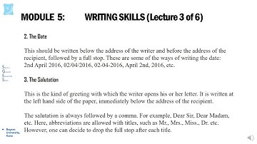 CIE Module 5 Lecture 3