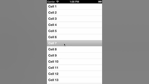UITableviewCell Selection Style