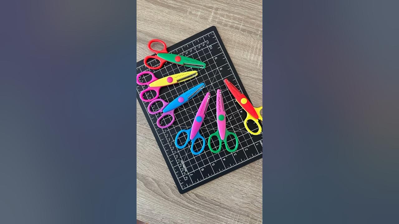 Набір ножиць фігурних для скрапбукінгу ️ - YouTube