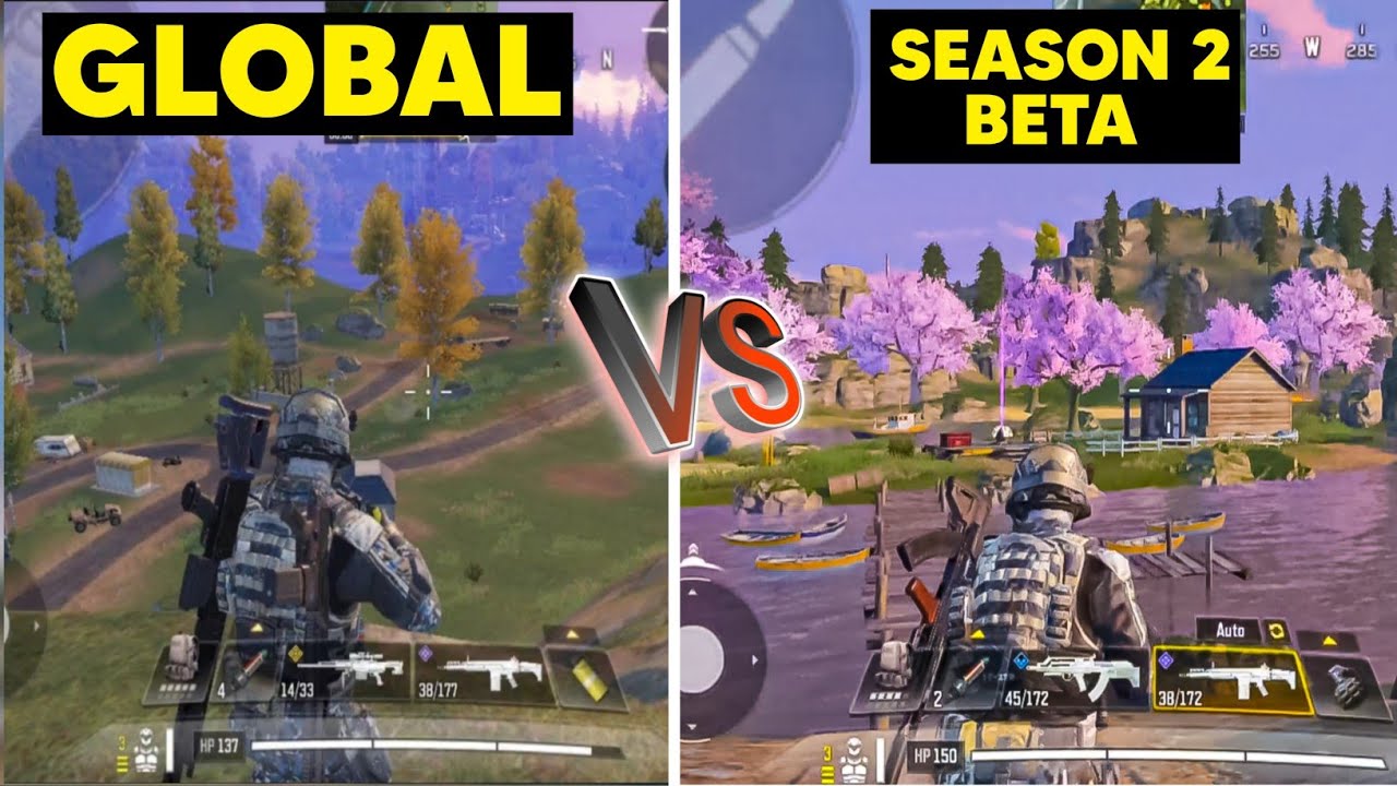 COD Mobile season 2 Beta vs Global Graphics comparison | COD MOBILE ...