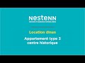 A LOUER APPARTEMENT DE TYPE 3  MEUBLE DANS LE CENTRE HISTORIQUE rèf : 05144