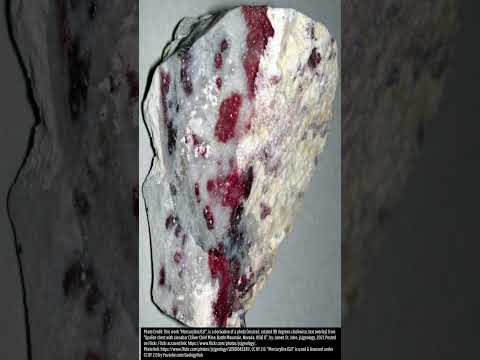 Video: Cinnabar ialah Cinnabar (mineral): foto